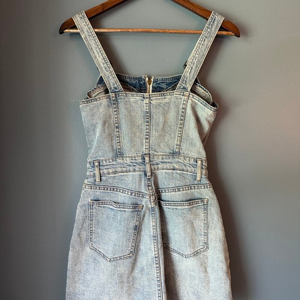 Pistols Nina denim‎ overall dress - Picture 3 of 5
